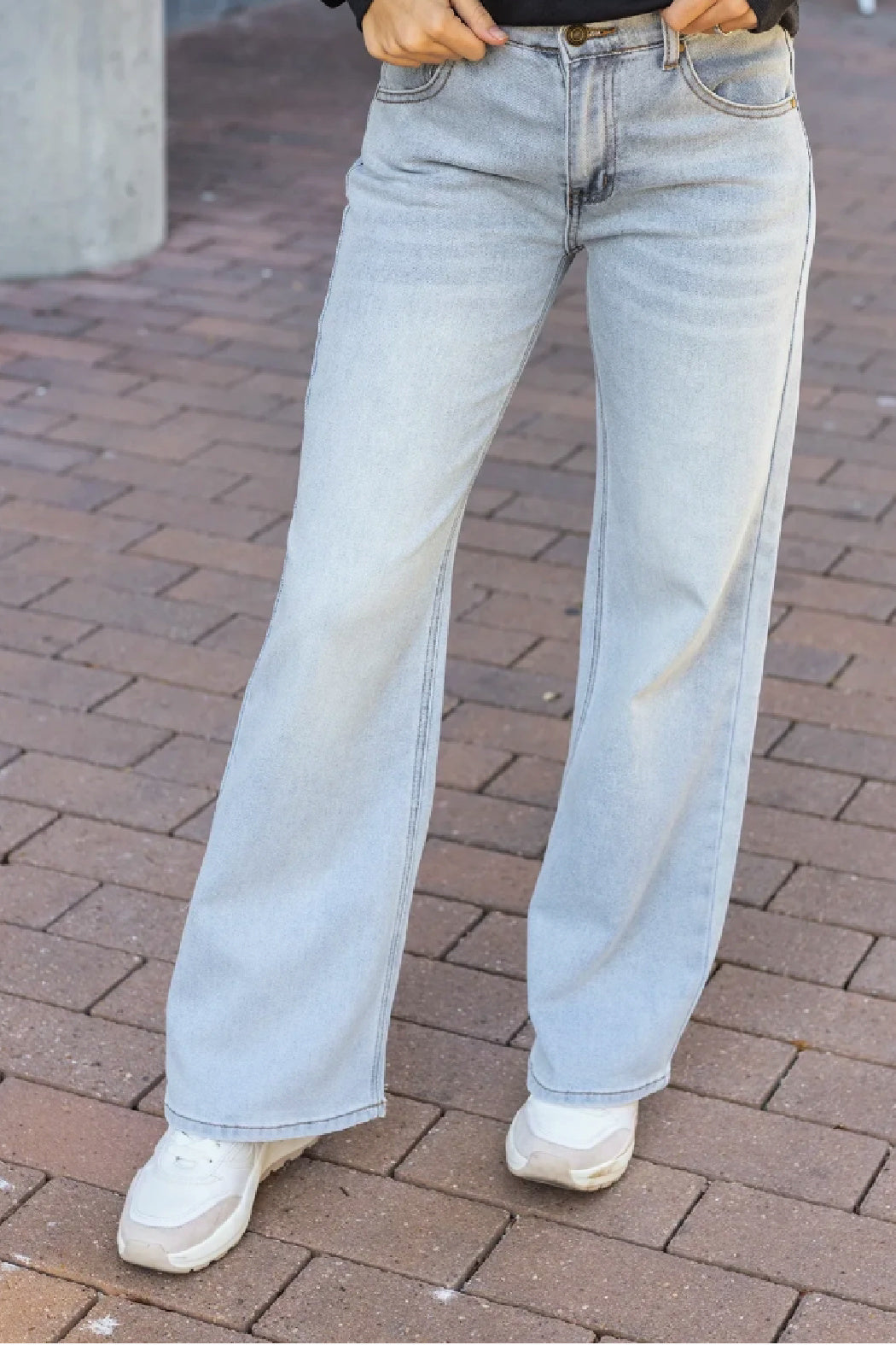Slouchy and Soft Light Wash Jeans