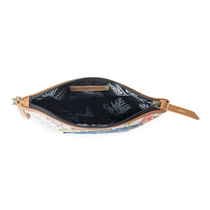Myra Bag - Dahlia Denim Clutch/Pouch Bag