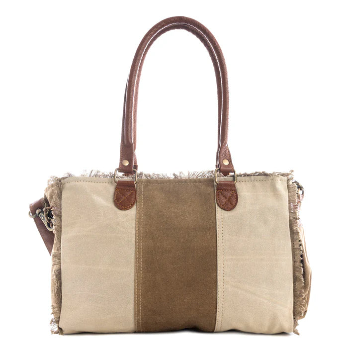 Myra Bag - Queen Creek Crossbody Bag - Brown & Tan