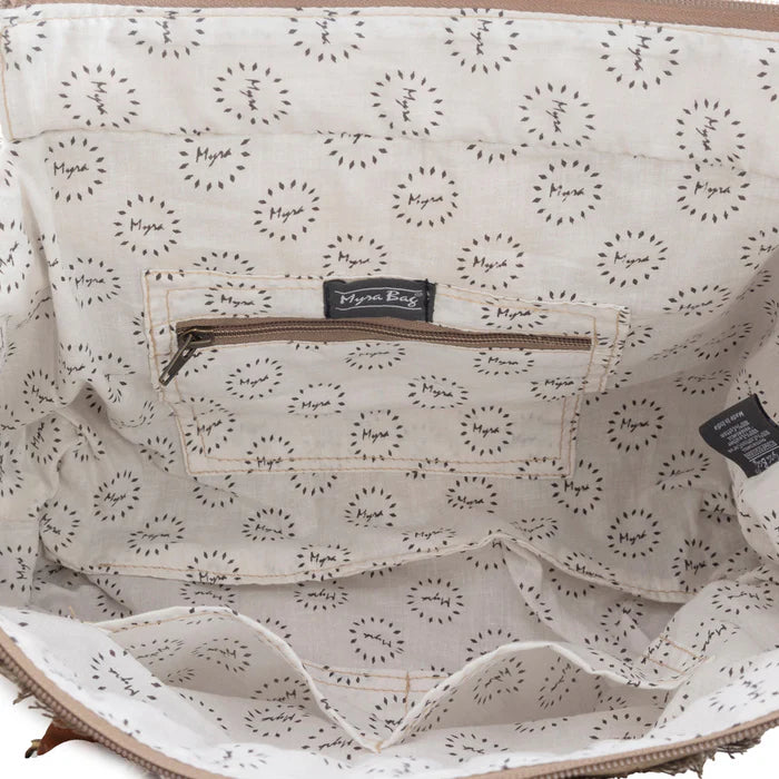 Myra Bag - Queen Creek Crossbody Bag - Brown & Tan