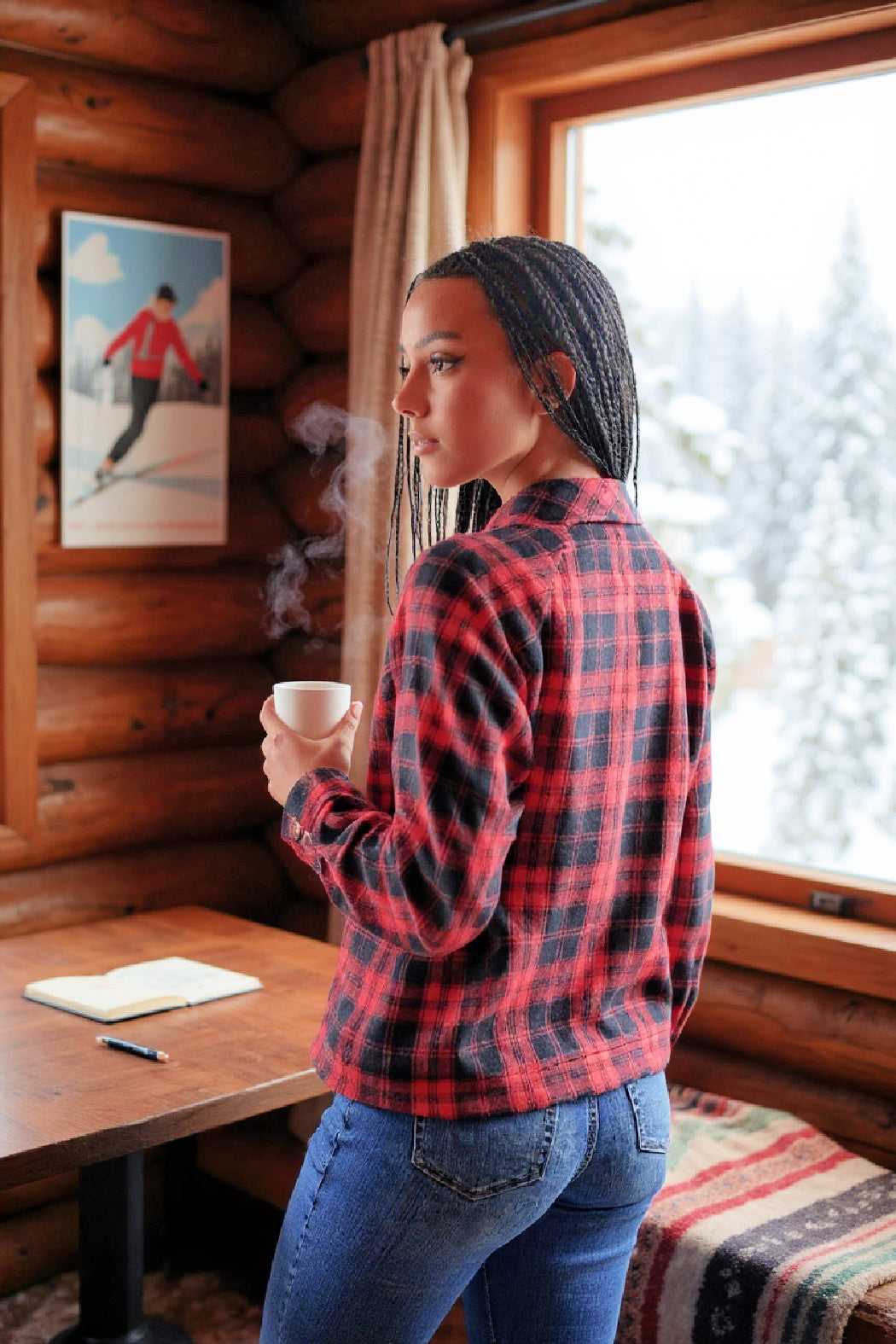 Cropped Boxy Plaid Shacket