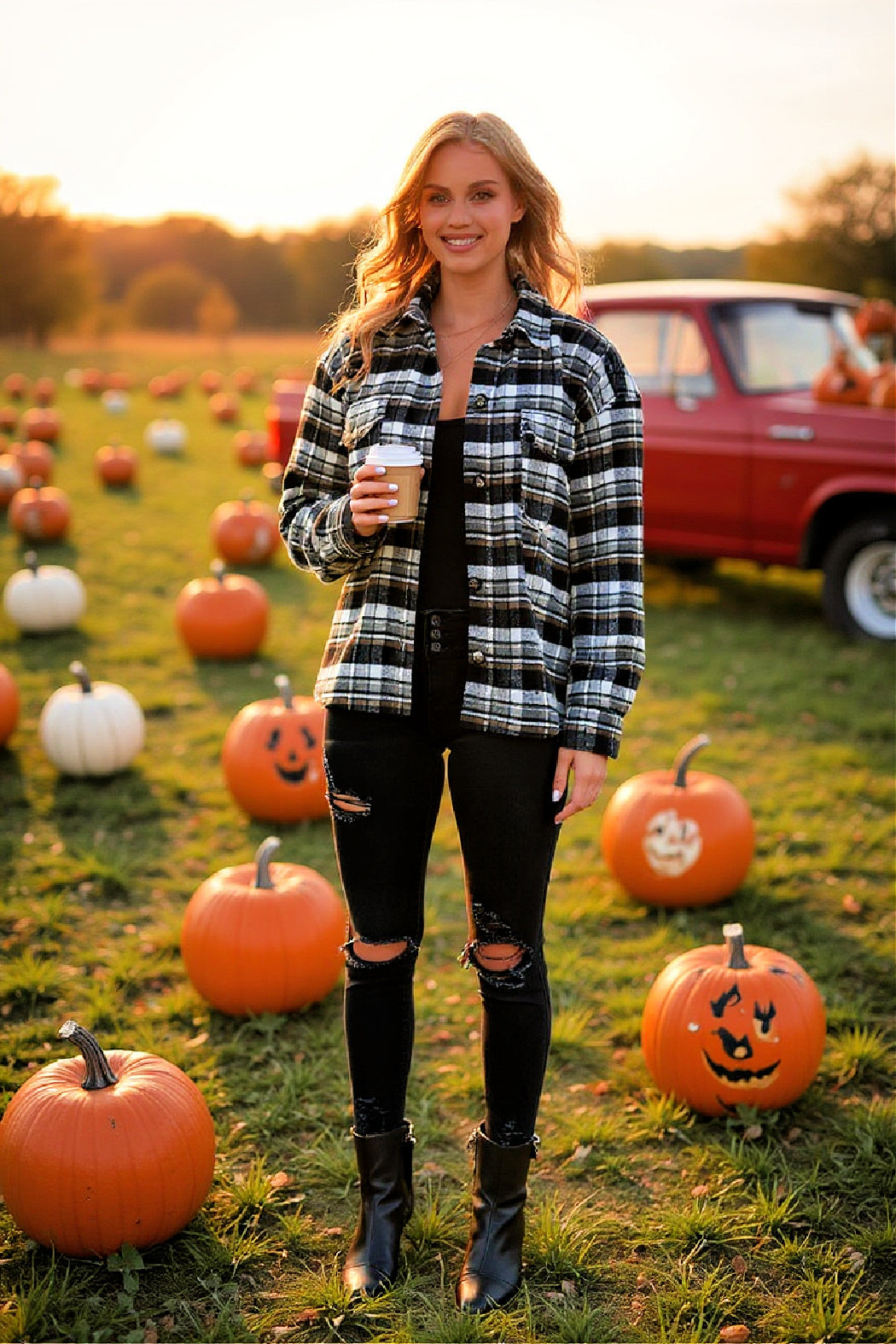 Plaid Oversized Shacket