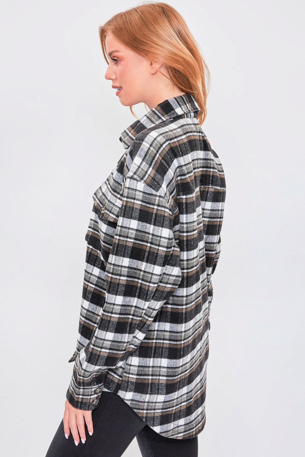 Plaid Oversized Shacket