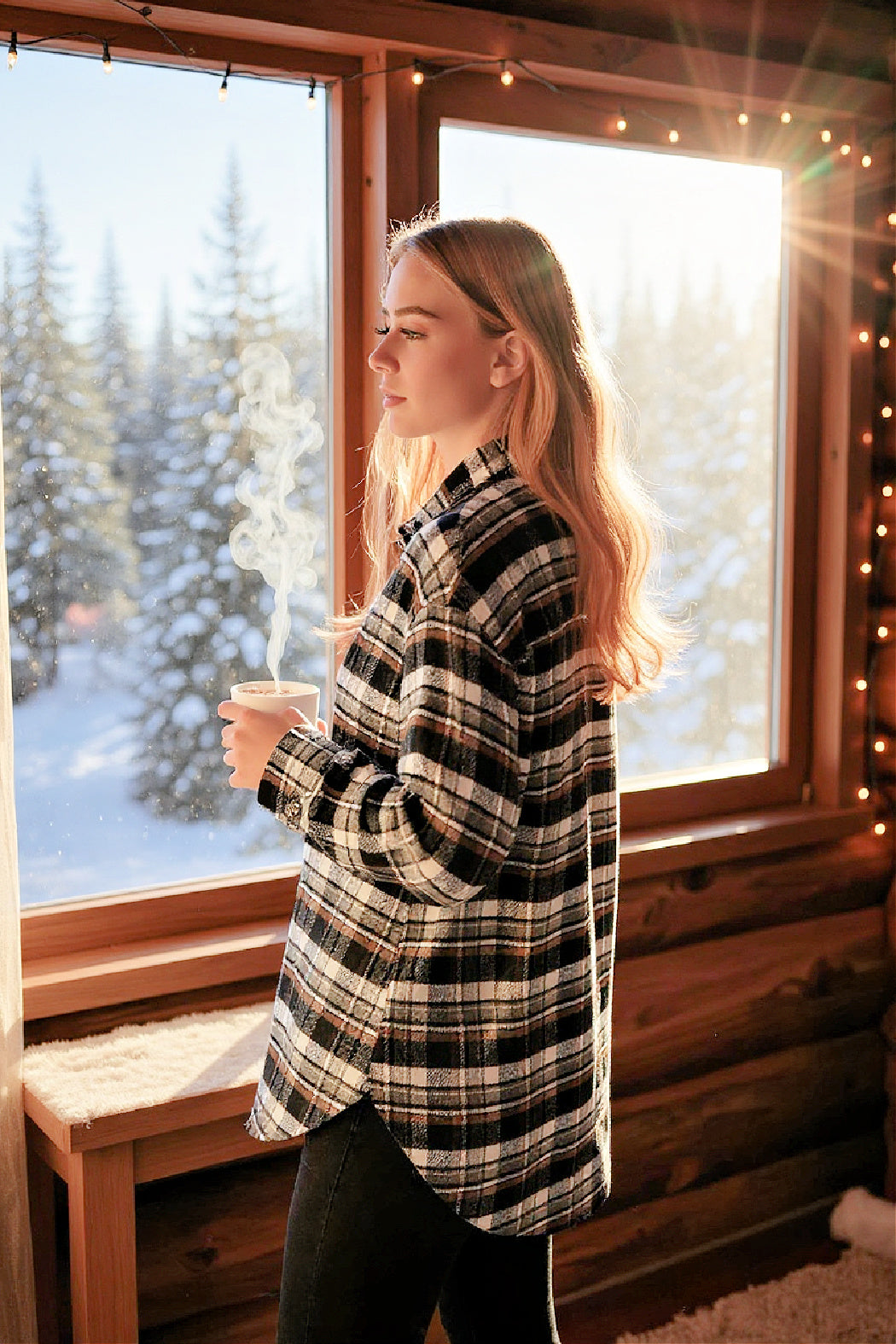 Plaid Oversized Shacket