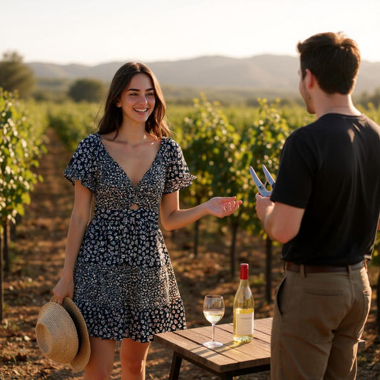 ON SALE - Floral Print Short Sleeve Dress