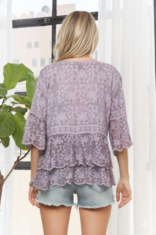 Crochet Lace Top