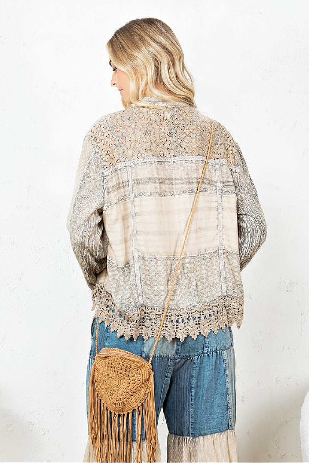 Shacket Lace Shirt