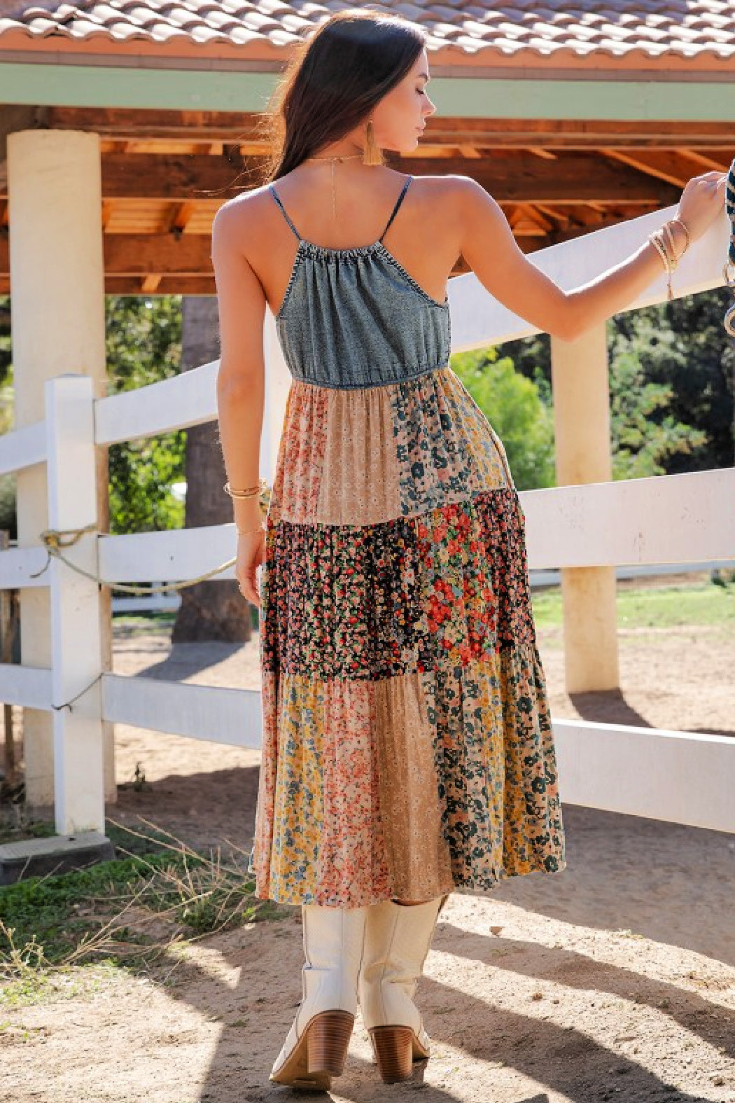 patchwork maxi dress Wildflower Patchwork Maxi Dress XL