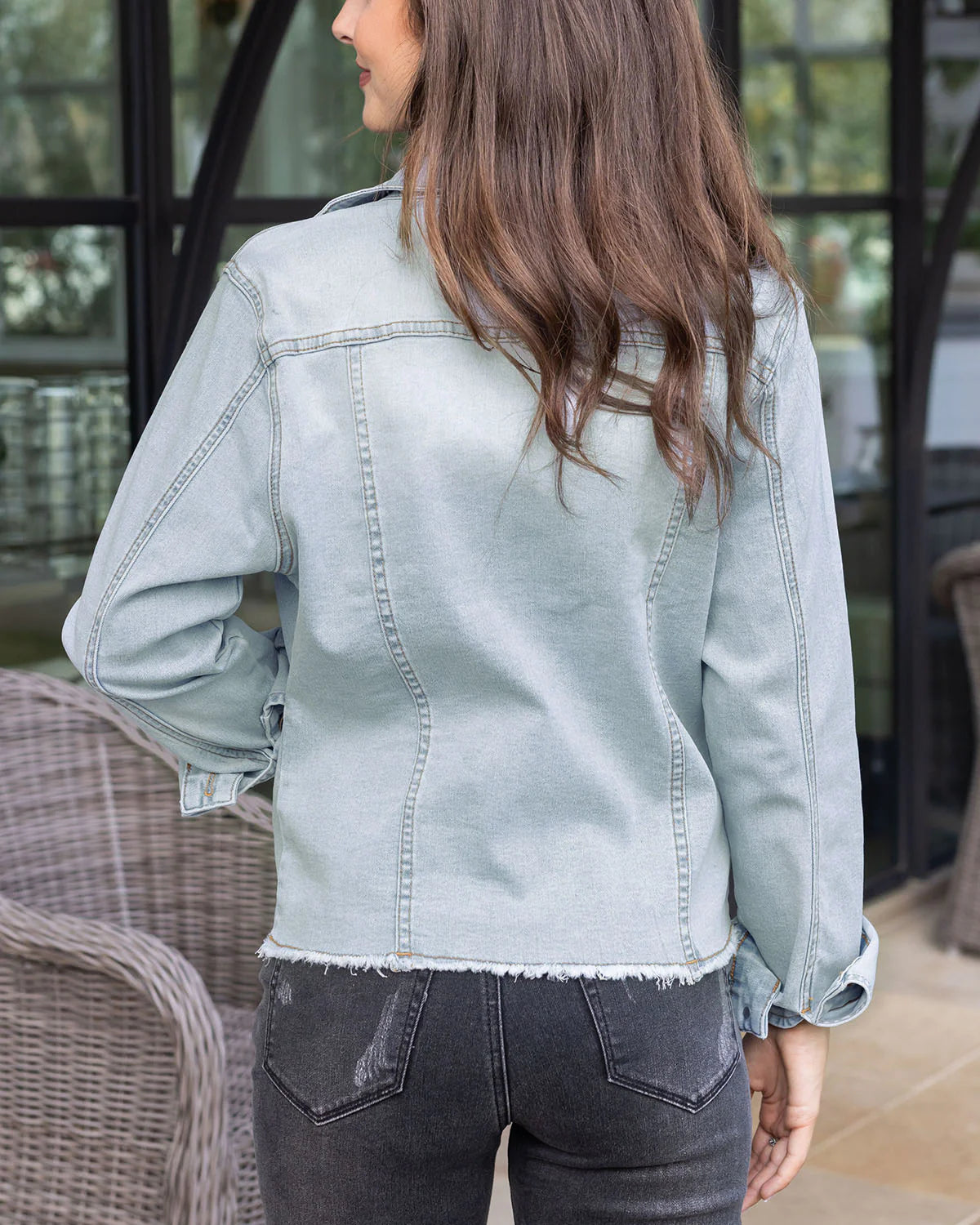 Light Wash Soft Denim Jacket