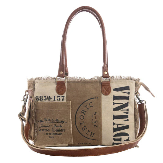 Myra Bag - Queen Creek Crossbody Bag - Brown & Tan