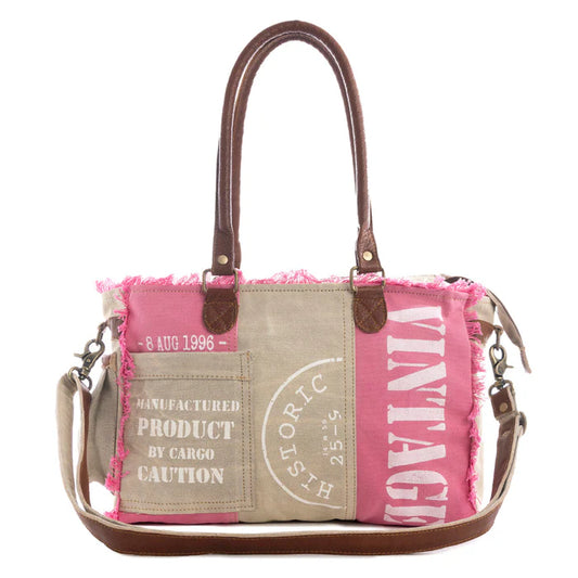 Myra Bag - Queen Creek Crossbody Bag - Pink & Tan