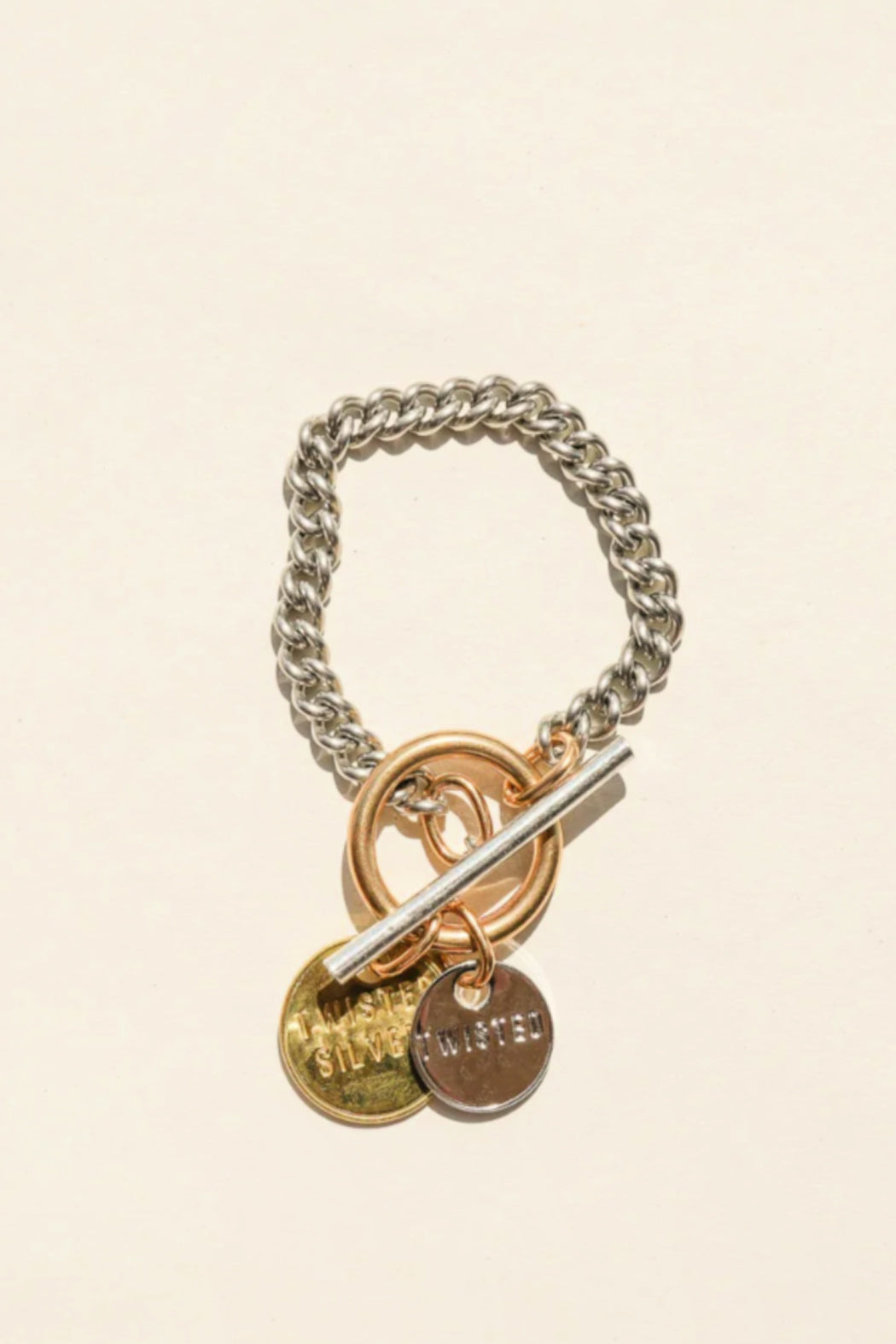 Twisted Silver Capture Bracelet