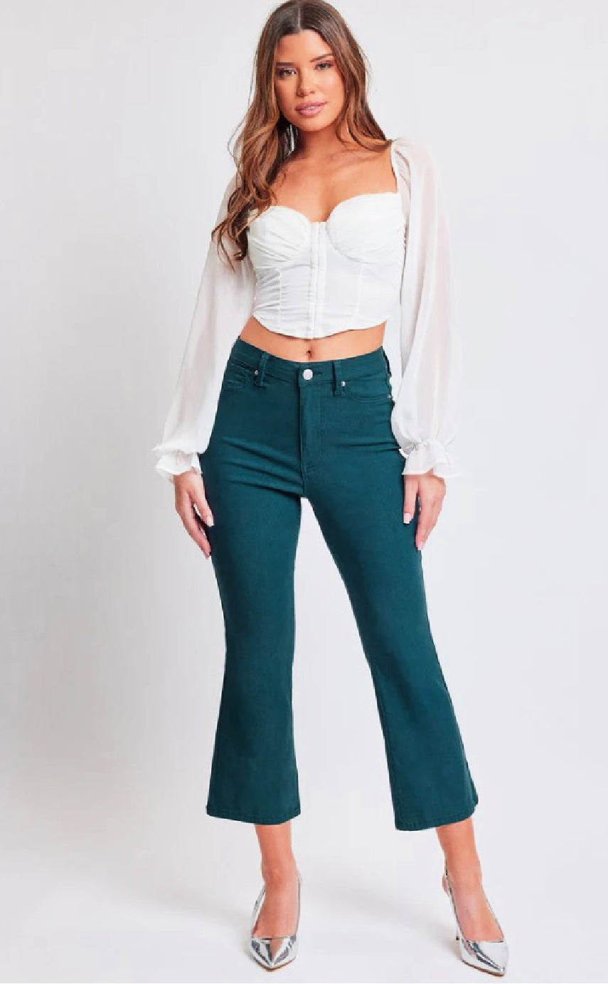 YMI Hyperstretch Flare Crop Pant