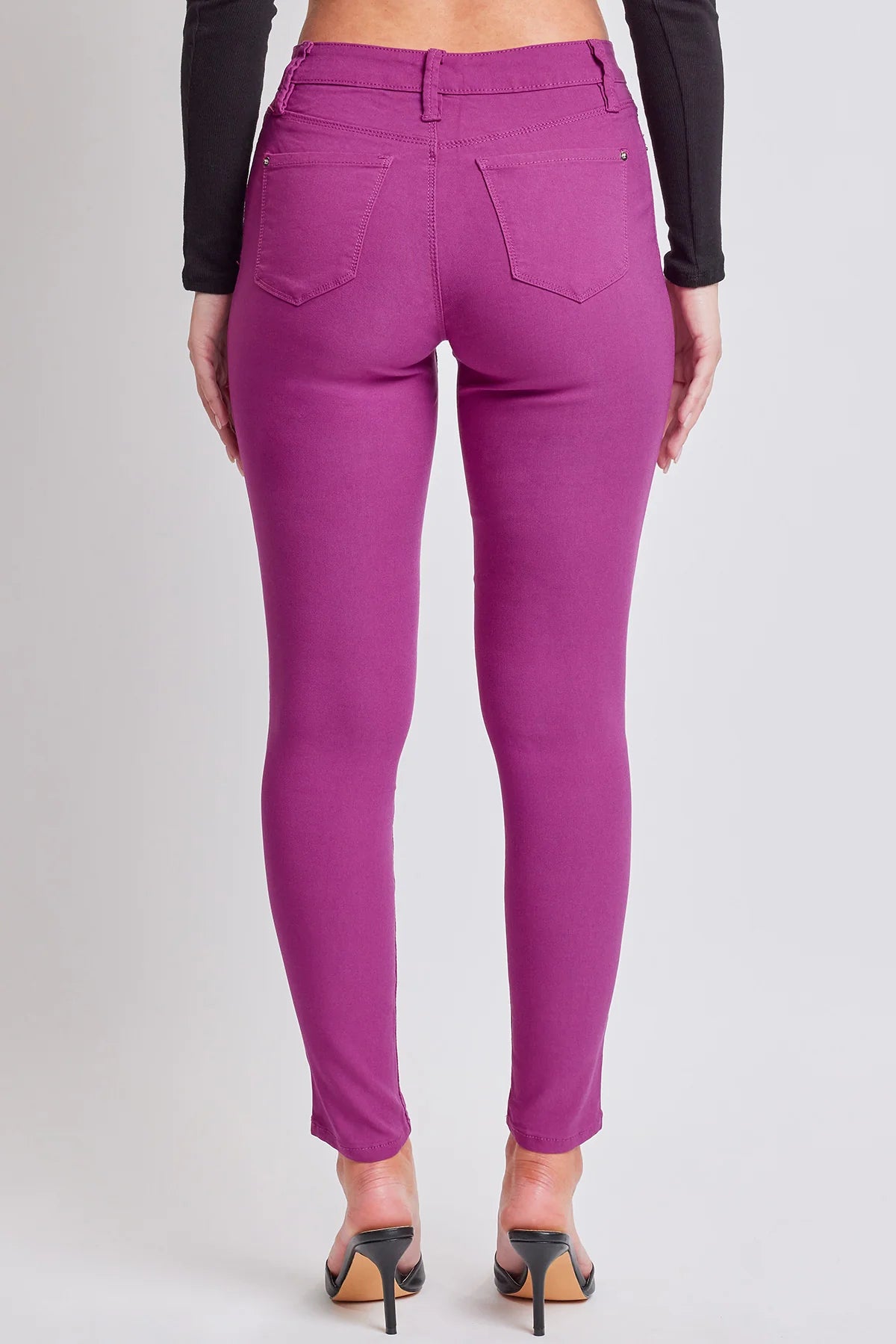 ON SALE - YMI Junior Hyperstretch Skinny Pant - Berry Rose