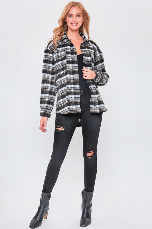 Plaid Oversized Shacket