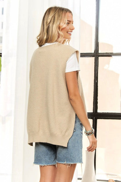 V-Neck Boxy Vest Top