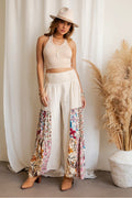 Meadow Muse Boho High-Waisted Wide Leg Pants ✨
