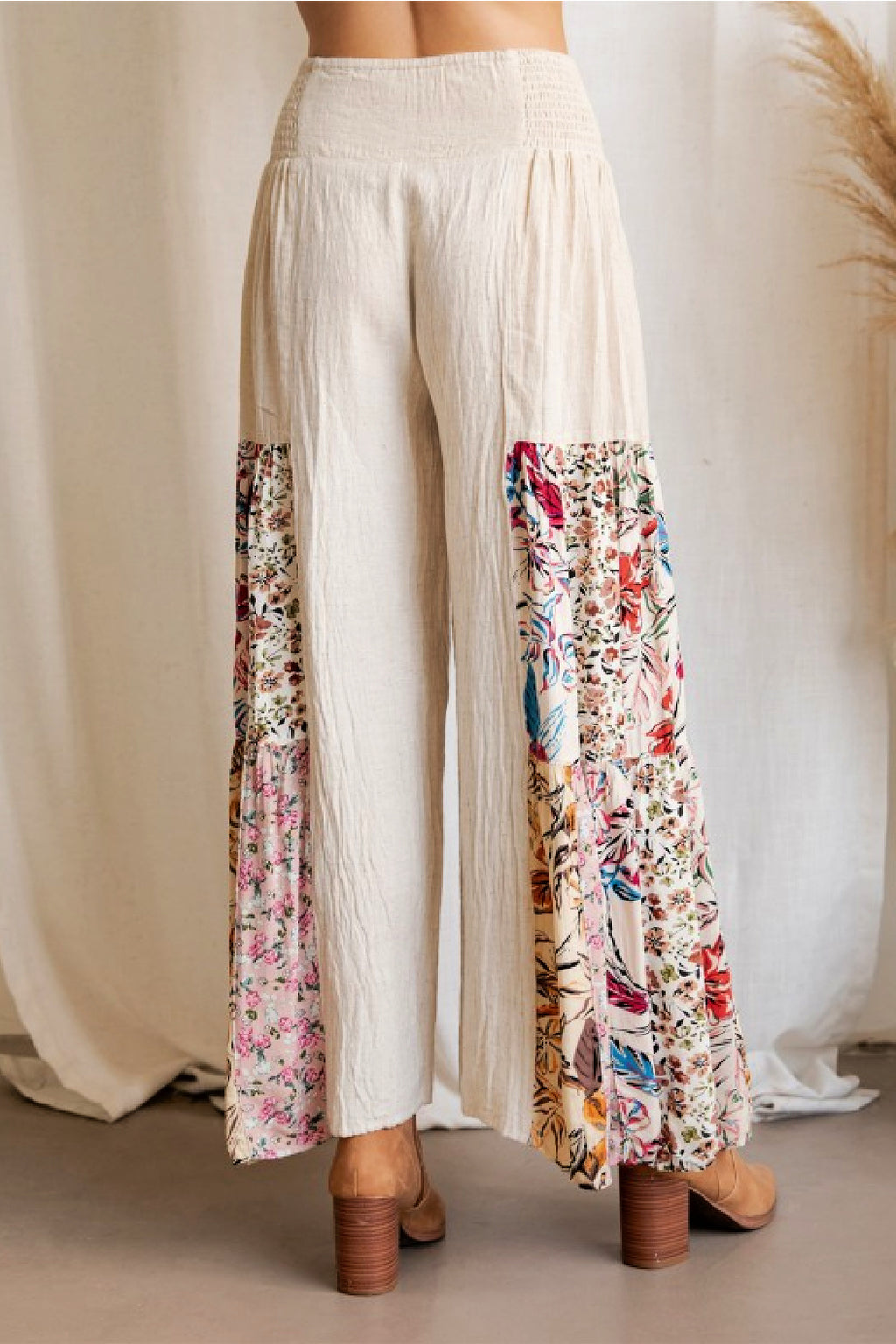 Meadow Muse Boho High-Waisted Wide Leg Pants ✨