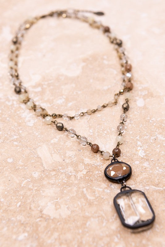 Double Layer Necklace - Micah