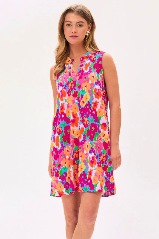 Dear Scarlett - Multi Floral Tank Dress