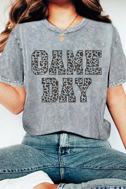 ON SALE!! Game Day Graphic Tee - Grey