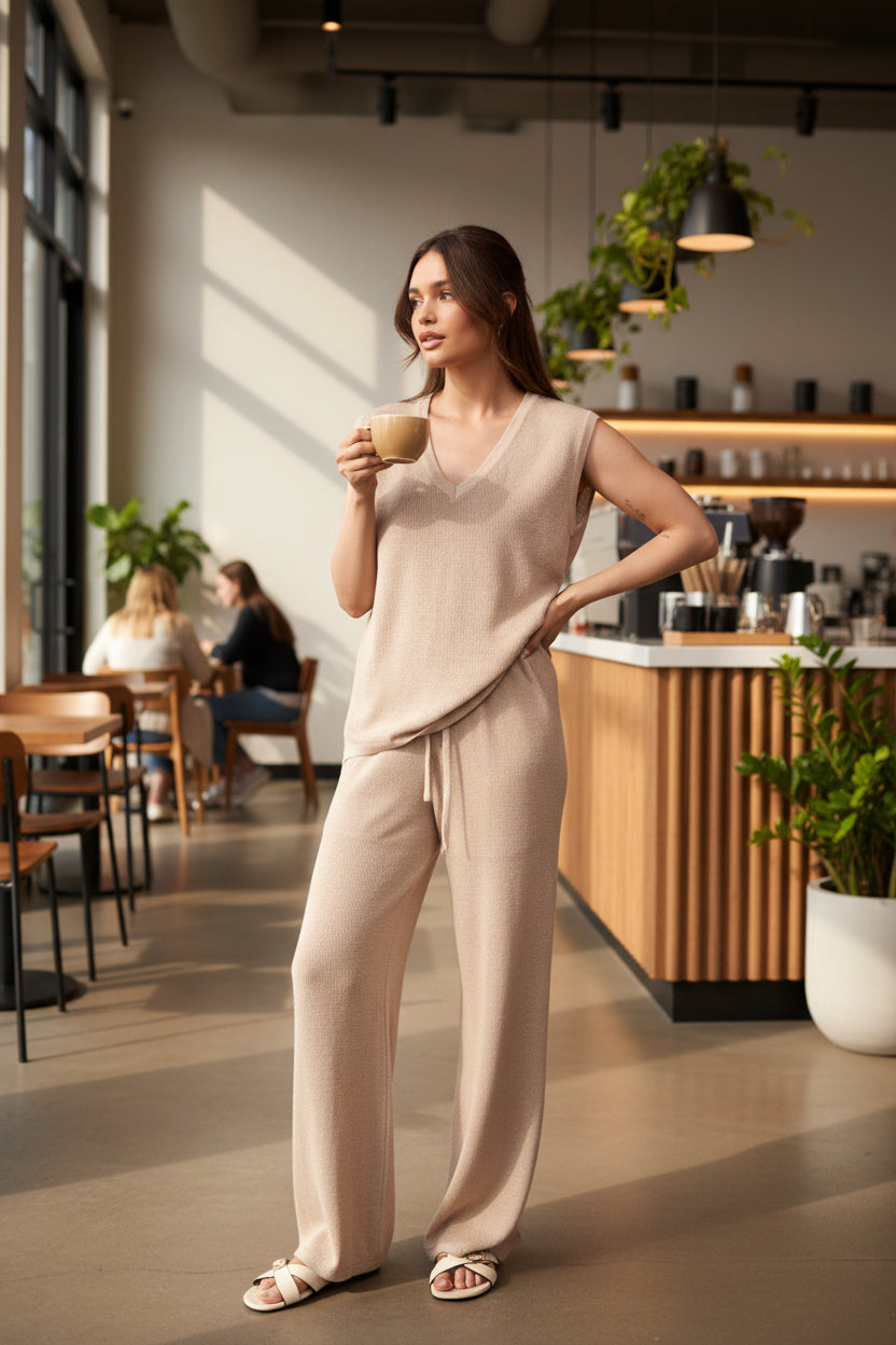 Sleeveless Loungewear Set