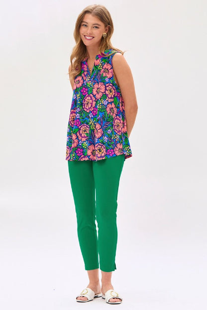 Dear Scarlett - Multi Color Floral Sleeveless Top