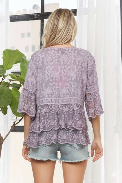 Crochet Lace Top