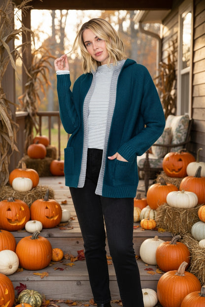 Open Front Sweater Cardigan