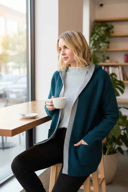 Open Front Sweater Cardigan