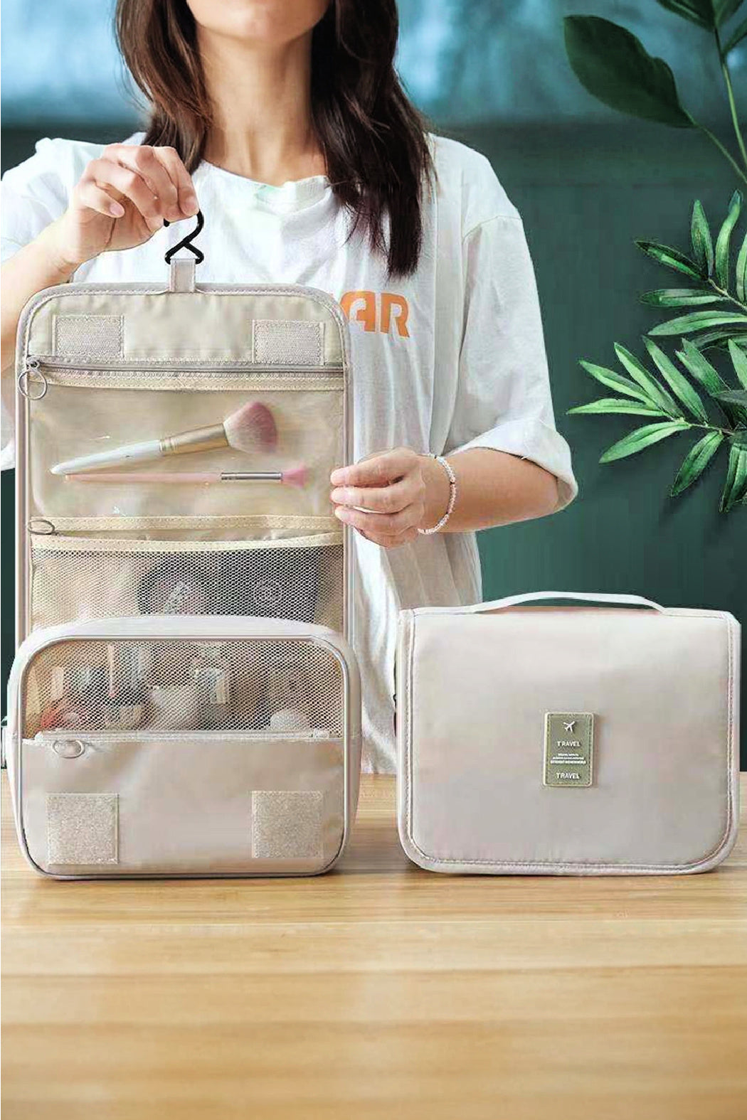 best makeup bags for shower travel Makeup/Toiletries Travel Organizer Bag – Lady Unique Boutique