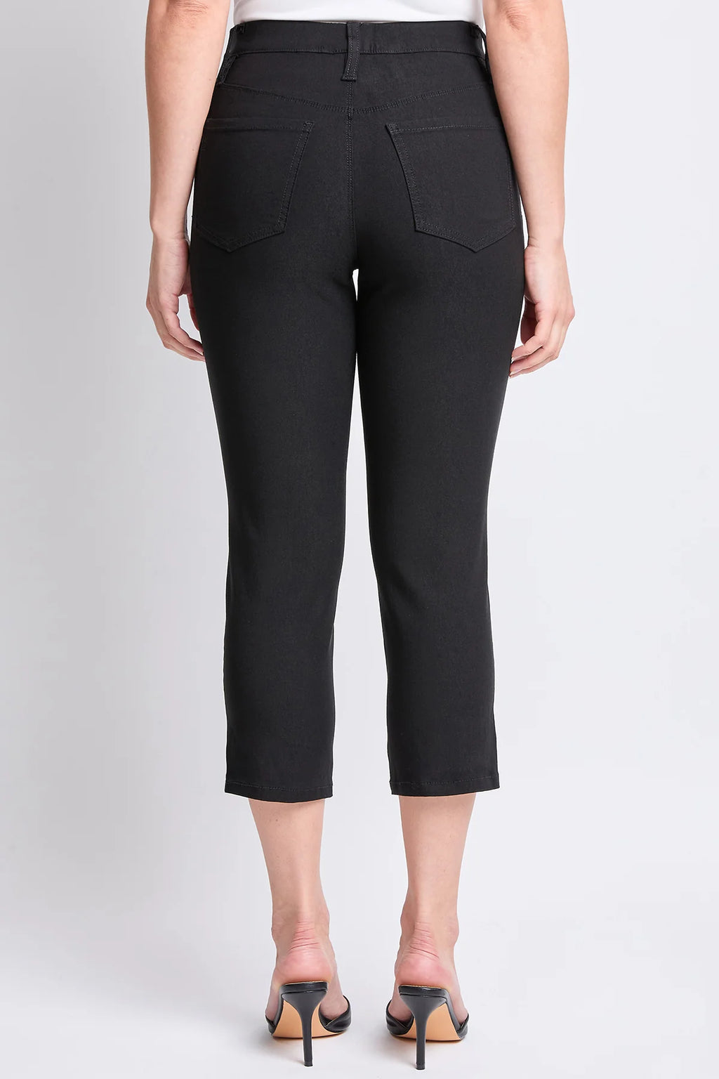 YMI - Junior Hyperstretch Pull On Capri Pant - Black